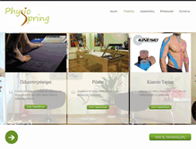 Tablet Screenshot of physiospring.gr